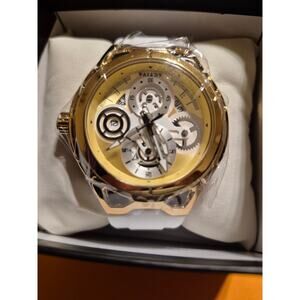 Activa x Invicta Men's Watch 44mm Gold White Gender Neutral Silicone Band